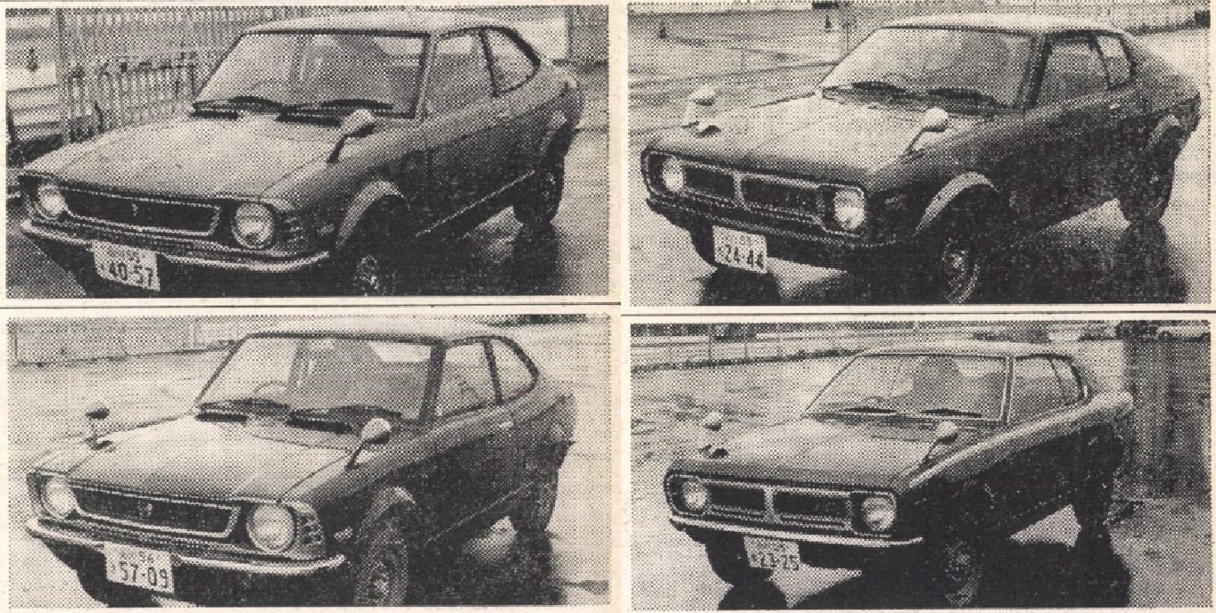 Mitsubishi Colt Galant FTO 1600GSR and 1400SL-5 vs Toyota Corolla Levin and Levin J